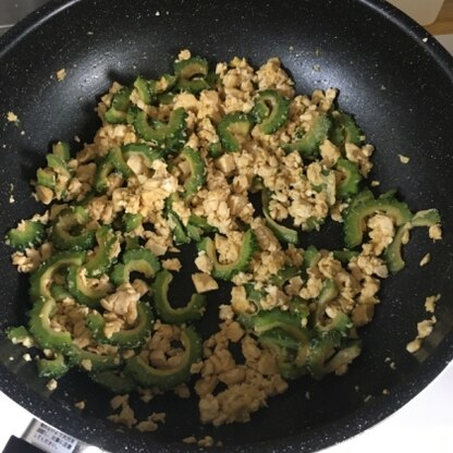 ゴーヤ料理を初めて作りました！今夜の夕飯に食べます^_^